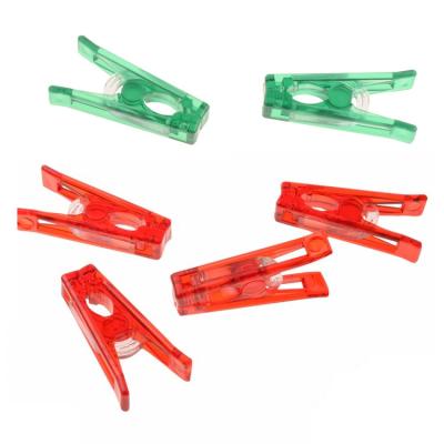 China Wholesale Rustproof Cheap Colorful Red Fashion Plastic Pegs Long Clothes Clip for sale