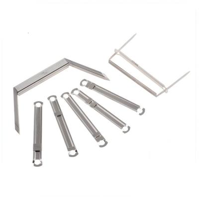 China To Make Paper Set Office Stable High Quality School 8cm Silver Color Metal Clip Paper File Binding for sale