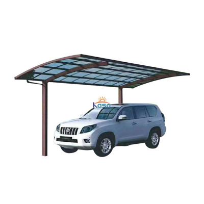 China Car Garages Diy Aluminum Roof Carport Single Out Double Door Australia Polycarbonate Outside Winter Parking Aluminum Car Shelter for sale