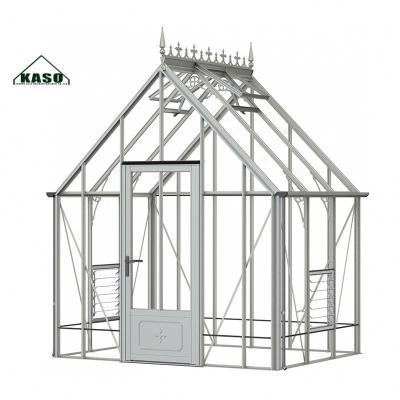 China Easily Assembled T Shaped Diy Orangery Greenhouse 105X12 Winter Garden Greenhouse for sale