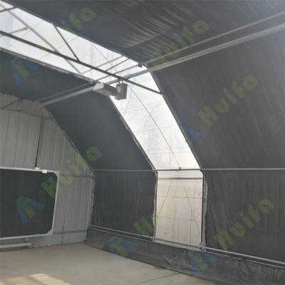 China Stable Structure Easily Assembled Film Tunnel Greenhouse Invernadero Agriculture Greenhouse Light Deprivation Greenhouse for sale