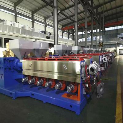 China Online Buying New Wire Invention PVC PE Materials Coating Cable Sheath Extruder Machine for sale