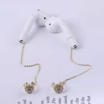 China Factory Management Luxury Face Muffle Sunglasses Earphone Chain For Fashion Lady And Women for sale