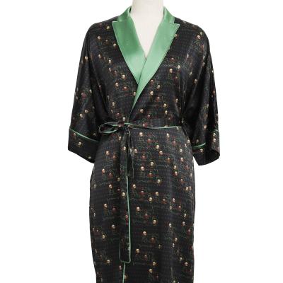 China 2020 Hot Sale 100% pure QUICK DRY mulberry silk women pajamas sets Fashion&comfortable ladies silk sleepwear with print for sale