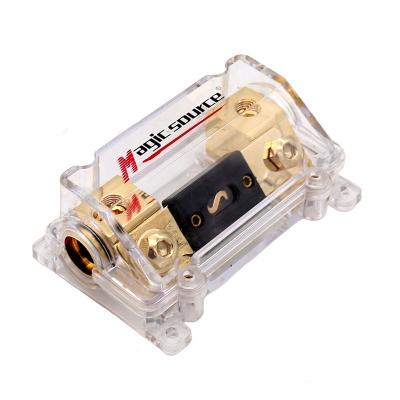 China Built-in A.W.G. fuse holder Automobile Copper Fuse Holder 0/2/4 Gauge ANL With 100 Amp ANL Fuse for sale