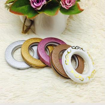 China Fashionable Cheap Curtain Accessories Plastic Curtain Grommet Ring for sale