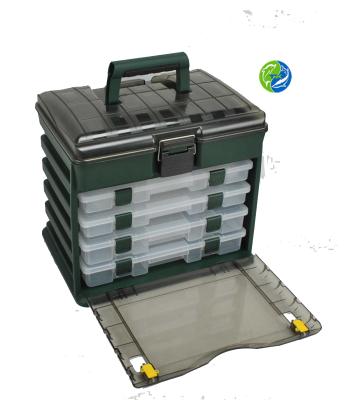 China Manufacturer direct muti-function outdoor fishing durable plastic tackle box for sale