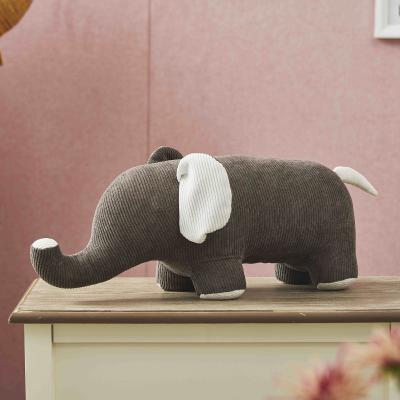 China Wholesale High Quality Cute Fun Soft Stuffed Mini Elephant Animal Doorstop for sale