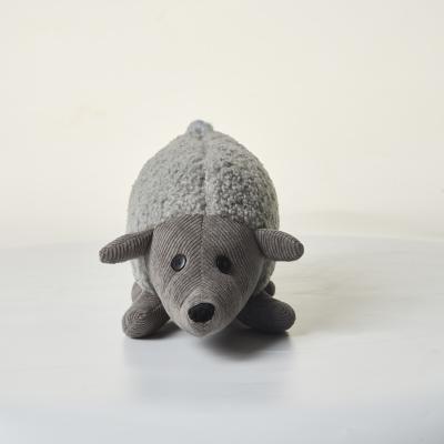 China Lovely Gray Mouse Kid Creative Baby Plush Toys Animal Doorstop Doorstop Design Animal Exclusive Custom Wholesale Room Decoration for sale