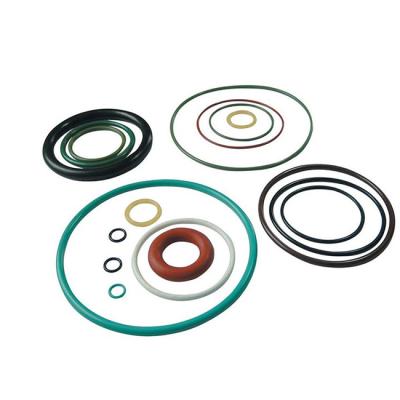 China Factory FKM NBR EPDM Heat And Oil Resistant Porcelain O Ring Seal Silicone Rubber O Ring for sale