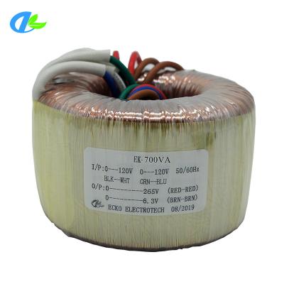 China Yes Open Frame Control 700VA 240V 48V 12V 700W Toroidal Transformer for sale