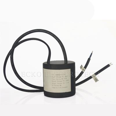 China Yes 1000VA 12V Encapsulated Waterproof Toroidal Transformer IP68 Cylindrical for sale