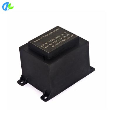 China Power 230vac 50Hz 15vac 1.5A 10VA PCB Mount Encapsulated Waterproof Dustproof Power Transformer for sale