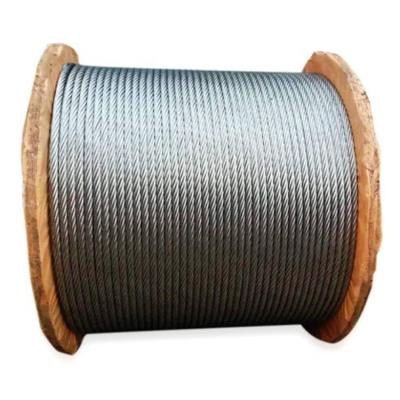 China Ungalvanized construction and 6x37 Galvanized steel wire rope for sale