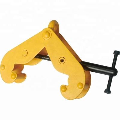 China Industrial Sized Lifting H Beam Clamp Heavy Duty Adjustable H Beam Clamp for sale