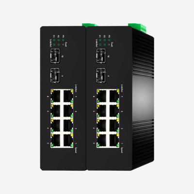 Chine Commutateur industriel d'IEEE802.3 Af/At Gigabit Ethernet avec des ports des ports 2G SFP de PoE de 8 gigabits à vendre