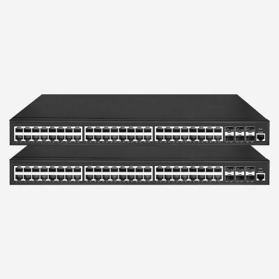 China 6 10G SFP+ Slots Layer 3 Poe Switch With 48 RJ45 Ports And 1 Console QoS Link Aggregation for sale