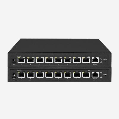 China 100W 8 Port RJ45 PoE+ Auto Sensing 10 Gigabit Ethernet Switch With Web Based GUI Management for sale