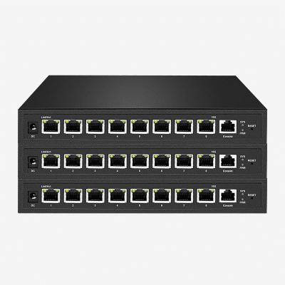 China 8 Ports RJ45 10Gbps PoE Switch With 1 Console 12KBytes Jumbo Frame for sale