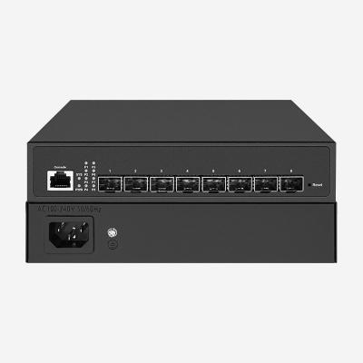 Китай 8 SFP + 10GB Ethernet Switch с стойкой и 160Gbps возможностью переключения для производительности и эффективности продается