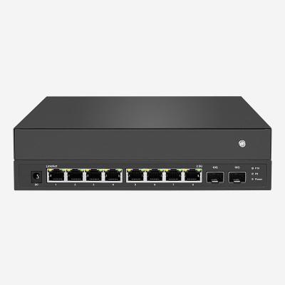 Китай 2 порта 10G SFP +, 2.5G Ethernet Network Switch 2.5Gbps Скорость передачи данных 10 портов, 80Gbps Мощность переключения продается