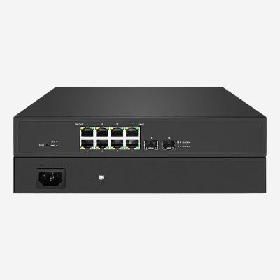 China 10 Ports Gigabit Smart Switch With Port Mirroring And 9K Bytes Jumbo Frames for sale