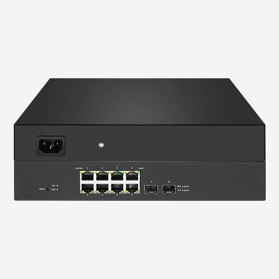 中国 8-Port Gigabit PoE Network Switch With Link Aggregation QoS And Internal Power Supply 販売のため