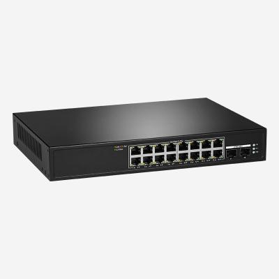 China 12K Jumbo Frame 2.5G Ethernet Unmanaged PoE Switch With 16 RJ45 Ports for sale