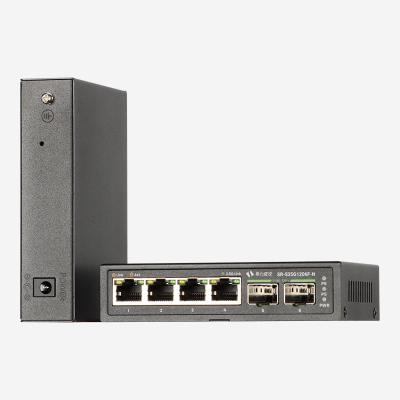 China Desktop Mounting 2.5 Gigabit Ethernet Switch with External Power Supply and 2 10G SFP Ports for sale