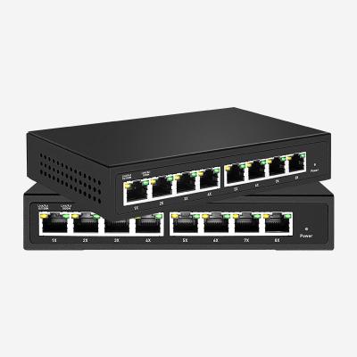 China 8 Port Gigabit Easy Smart Switch 4K MAC Address Table Layer 2 Managed Switch For Home for sale