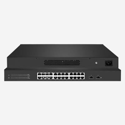 China 24-Port Smart Gigabit Ethernet Switch With 9K Jumbo Frame For Enhanced Network Performance for sale