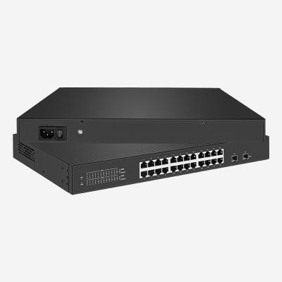 中国 IEEE 802.3 拡張温度範囲を持つGigabit Poe 互換性ネットワークスイッチ 販売のため