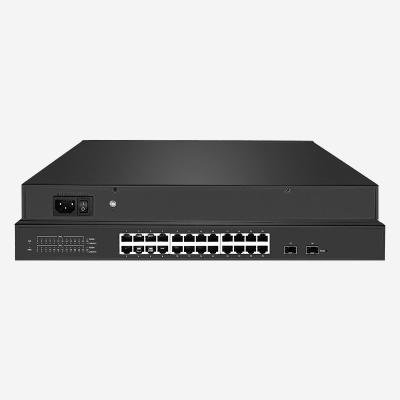 Κίνα 24-Port Gigabit Smart PoE Switch με δείκτες LED για βελτιωμένη ορατότητα δικτύου προς πώληση