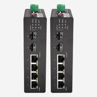 China 12Gbps Switching Capacity 4 PoE Ports Gigabit Industrial PoE Switch For Industrial Network Optimization for sale