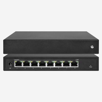 China 8-Port 2.5 Gigabit Switch With MAC Address Table 4K And Network Media 100BASE-TX UTP Category 5 for sale