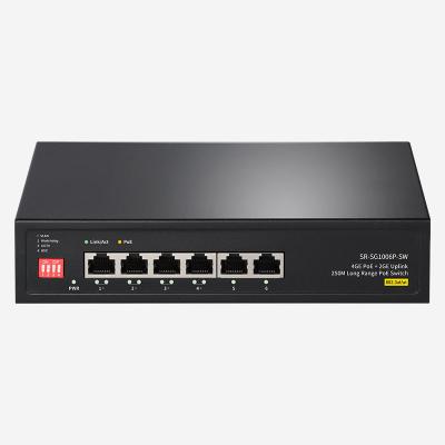 China 12Gbps Switching Capacity Gigabit Unmanaged Ethernet Switch Featuring 6 RJ45 Port Type for sale