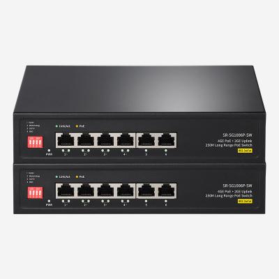 China DIP-Switch 6 Port Gigabit Unmanaged Switch 12 Gbps Schaltkapazität ideal für B2B-Suchanforderungen zu verkaufen