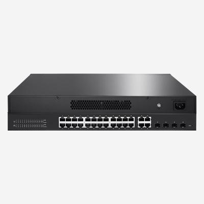 China 24 PoE Ports Smart Switch The Perfect Combination of 8K MAC Address Table and 4 Network Media for Optimal Networking for sale