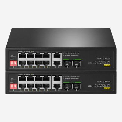 China 110W PoE Power 10 Port Unmanaged Ethernet Switch with 100M/1000M Support and Durable Design 200mm X 118mm X 44mm for sale