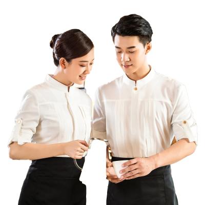 China Factory Price High Quality Hotel Resturant New Products Chinese Waitress Uniform Executive Chef Uniform for sale