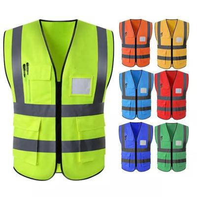 China Fashion High Quality High Quality Reflective Reflective Jacket Safety Vest Safety Water Proof Visibility Reflective Vest for sale