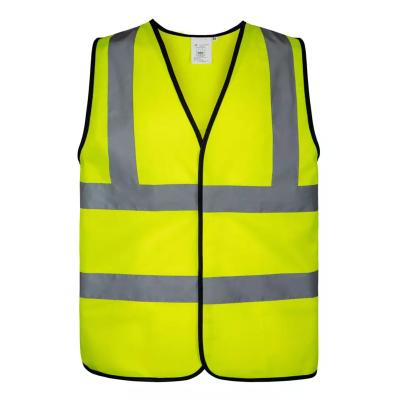 China Water make hi strength vest hook and loop closure polyester high visibility chalecos 100% reflective safety vest for sale