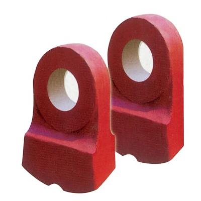 China High Manganese Steel Impact Crusher Wear Parts Hammer Head for Shredder in Hammer Mill for sale