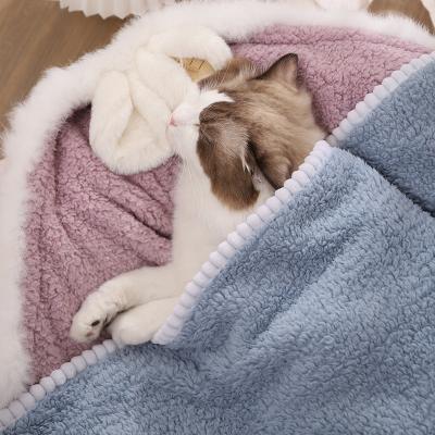 China Stored Comfy Waterproof Dog Bedspread Pet Sleep Blanket For Furniture Bed for sale