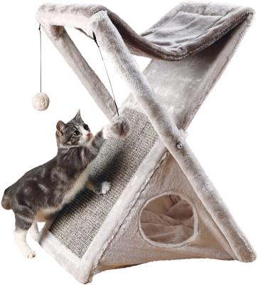 China Warm Breathable Winter Pet Bed Cat Tent Cage For Small Foldable Pet for sale