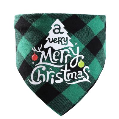 China Custom Viable Christmas New Year Pet Apparel Dog Bandana For Cat With Logo for sale