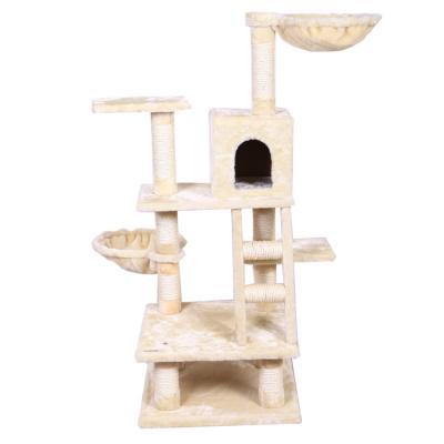 China Large And High Quality Stable Frame Cat Tree Removable Cat Treehouse Stored From Climbing for sale