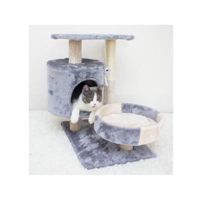 China Wear-resistant and scratch-resistant tree stocked comfortable cat bed for leisure and play for cat for sale