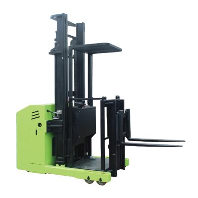 China Warehouse Full Electric Stacker Truck Pallet Logistics Electric Order Picker For Warehouse Rack Storage for sale