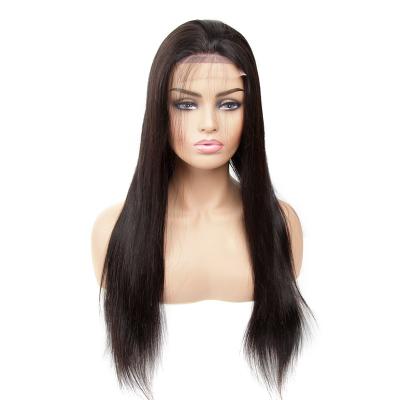 China Light Brown Swiss Braided Straight Wave Hd Lace Front Human Hair Wigs For Women for sale